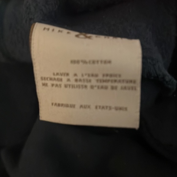 Mike & Chris hooded sweatshirt jacket, blue, size L GUC! - Picture 5 of 11